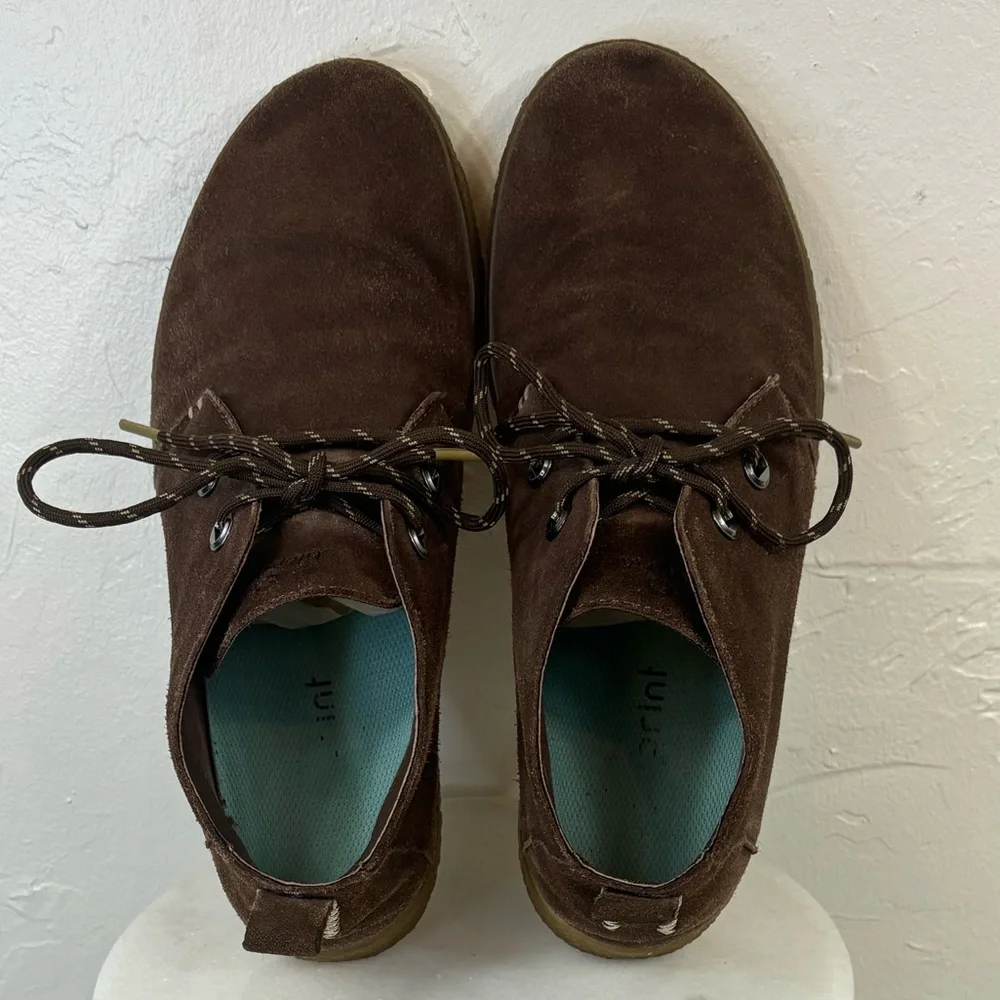BLUPRINT‎ Men's Indio Desert Suede Chukka Boot Shoe Brown Leather Lace Up Sz 10